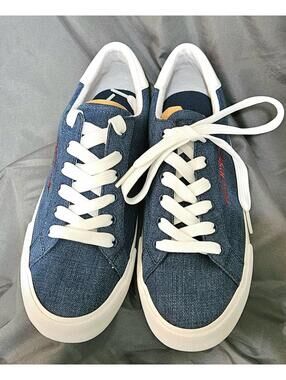 Mens Tommy Hilfiger Lahedi 2 Blue Denim Sneakers Mens 8.5 Womens 10